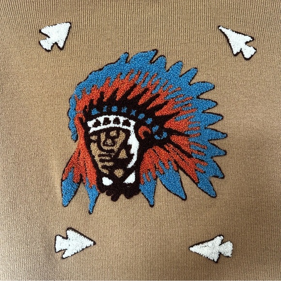 RARE Vintage Pullover Sweater Native American Size M - Picture 6 of 7
